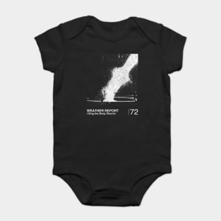 Weather Report  / Minimalist Graphic Artwork Fan Design Baby Bodysuit